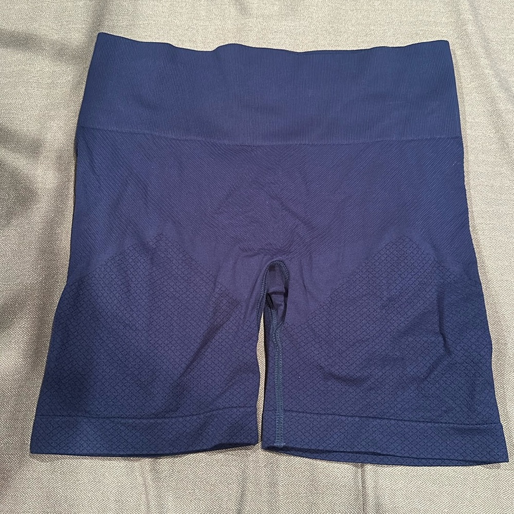 Shein Navy Bike Shorts; shapewear, size L